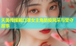 天美传媒戴口罩女主角防疫风采与坚守故事